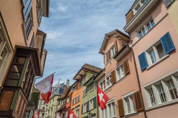 istock View of Zurich in summer day 1217747238