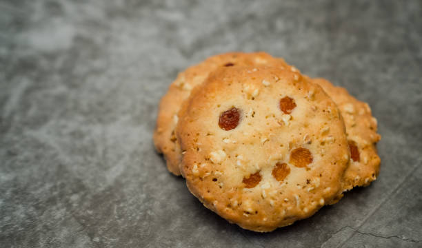 istock cookie on table, homemade dessert, bakery 1217752852