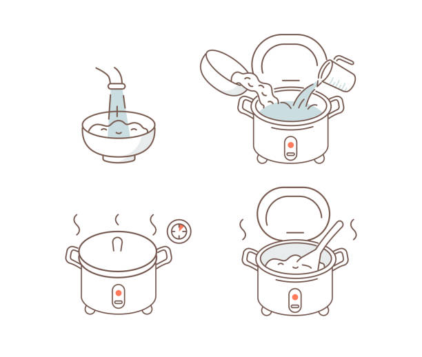 18,600+ Cook Rice Stock Illustrations, Royalty-Free Vector Graphics