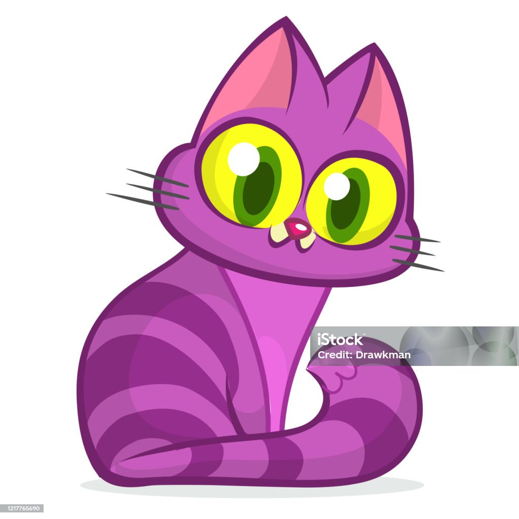 Mèo Hoạt Hình Dễ Thương Và Hài Hước Hình Minh Họa Vector Hình minh ...