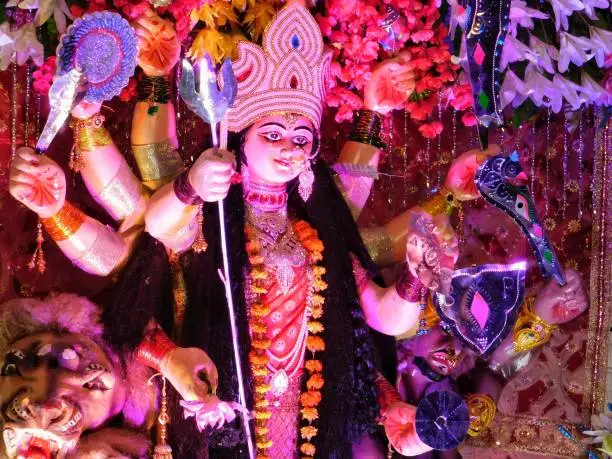 A Phoro of Lord Durga Maa , celebration of Navratri
