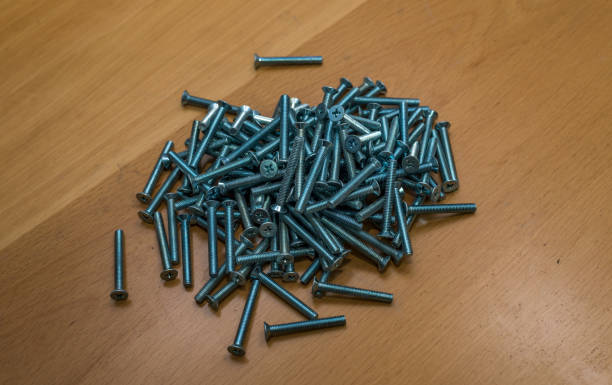 istock set of metal screws, isolated 1217777138