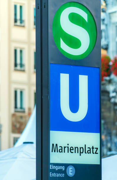 istock A pointer to a metro station, Munich city, Bavaria, Germany 1217777739