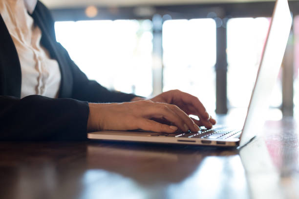 istock Businesswoman working on using laptop 1217778937