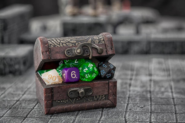 istock Treasure Chest of Dice 1217778956