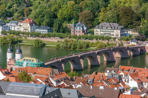 istock Old Bridge in Heidelberg, Germany 1217787376