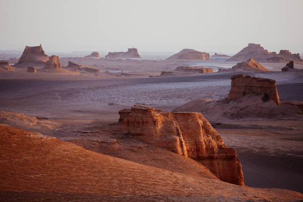 istock Lut desert in Iran in sunrise light 1217789574