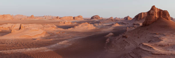 istock Lut desert in Iran in sunrise light 1217790207