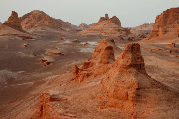 istock Lut desert in Iran in sunrise light 1217790224