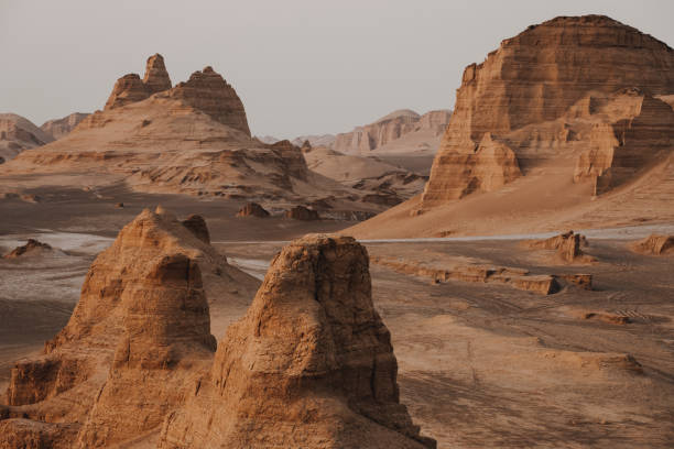 istock Lut desert in Iran in sunrise light 1217790235