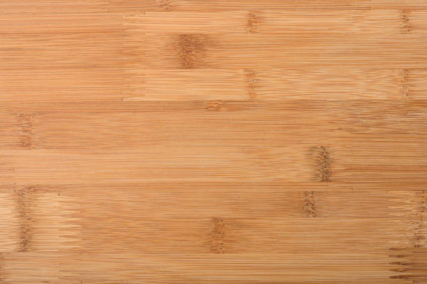 istock Wooden background made of pressed bamboo. 1217791552