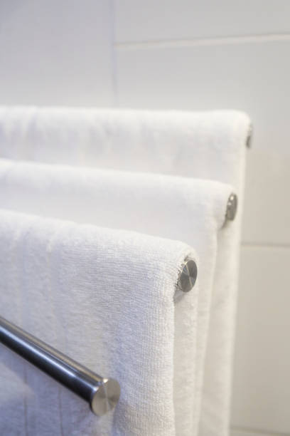 istock Close up bathroom Towel 1217794473