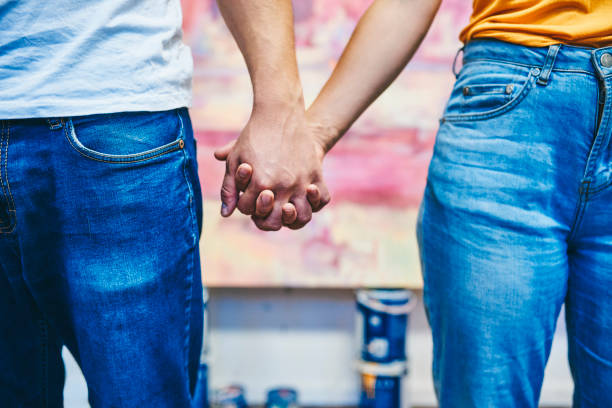 istock Together forever in art and love 1217794555