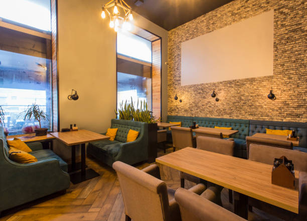 istock Concept of dining, breakfast, brunch, or lunch in modern restaurant 1217803901
