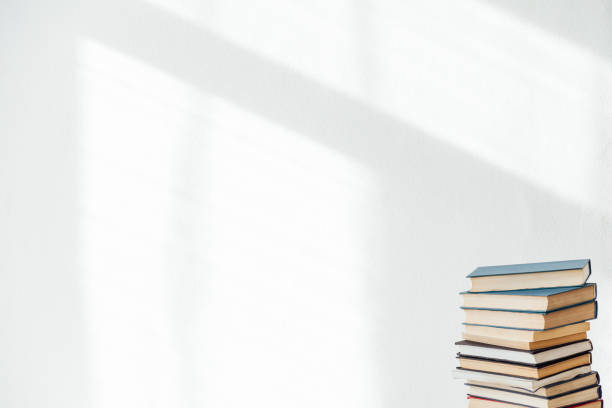 istock library of many different educational books on a white background 1217805254