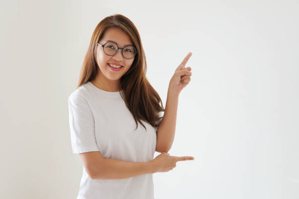 istock casual Asian woman with smiling face 1217809076