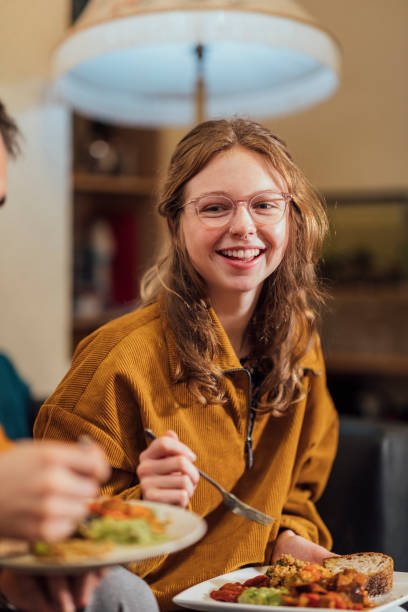 istock Enjoying a Vegan Meal 1217810133