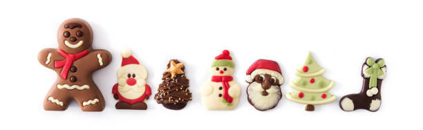 istock Assortment of Christmas chocolate bonbons 1217810965