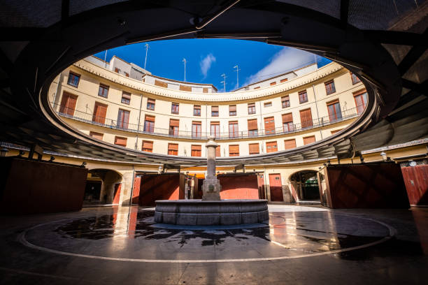 la plaza redonda, place ronde, à valence, espagne - improvement ancient antique old fashioned photos et images de collection