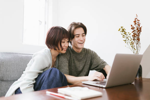istock Young Couple On Video Call 1217813250