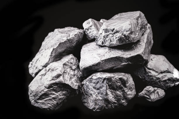 istock rough cobalt stone, extracted from africa. Heavy mining. 1217816347