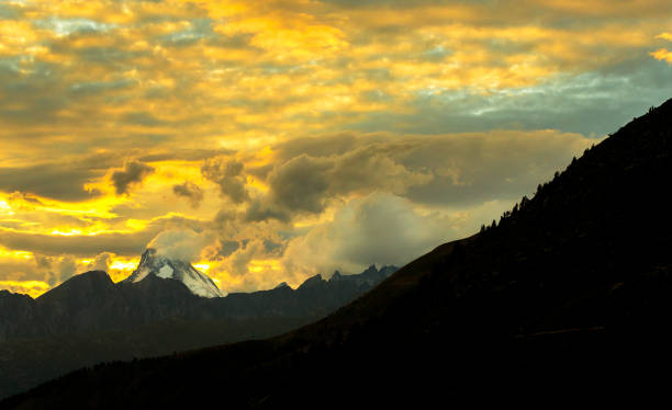 istock sunset in the mountains peak in switzerland summer 1217818287