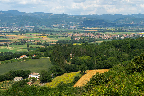 istock Summer landscape from Citerna, Tuscany, Italy 1217818882