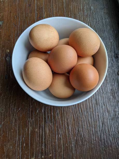 istock Bowl of fresh organic free range eggs 1217823373