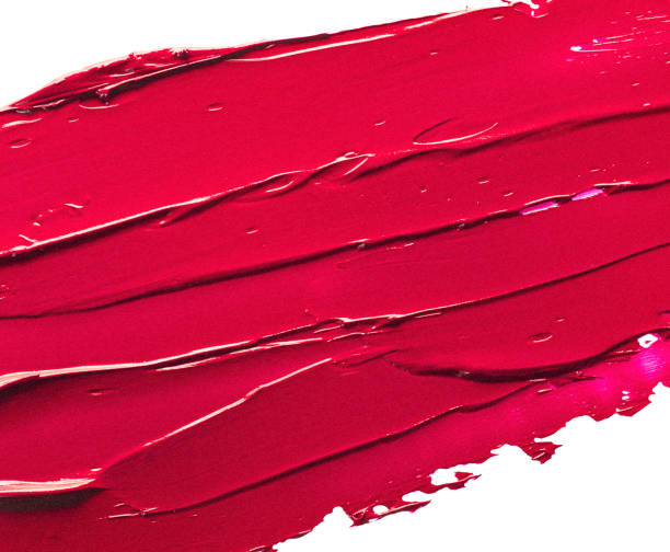 istock Red purple pink lipstick with background 1217825307