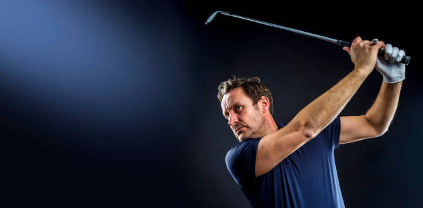 istock Close-up of a golf player intent on perfecting the swing 1217825574