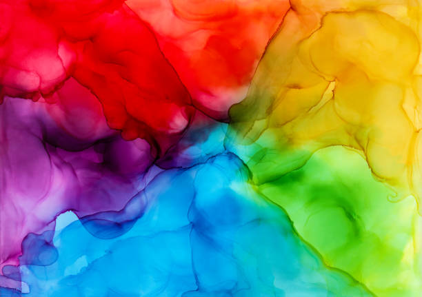 Alcohol ink painting
