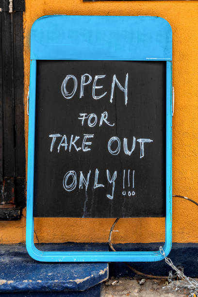 istock Take Out Only Sign - NYC - Coronavirus 1217829775