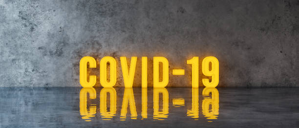 istock covid-19 text sign on concrete wall 3d render 1217832465