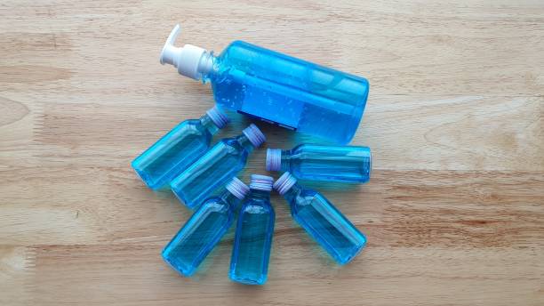 istock Alcohol water and gel for sanitizing 3 1217833686