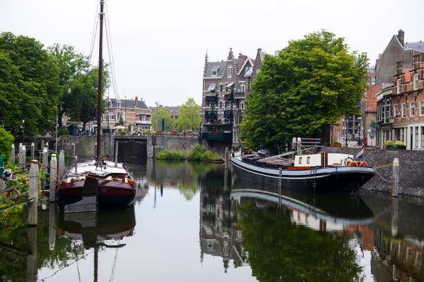 istock Canal in Rotterdam Delfshaven 1217834385