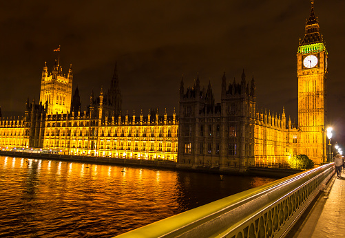 Big Ben and the Parliament by night, London