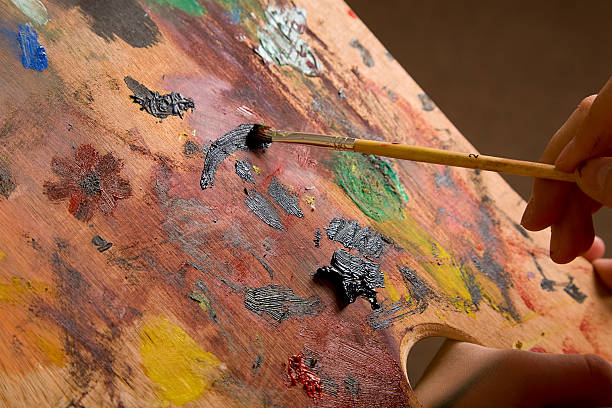 istock Artist's Brush and Palette 121783882