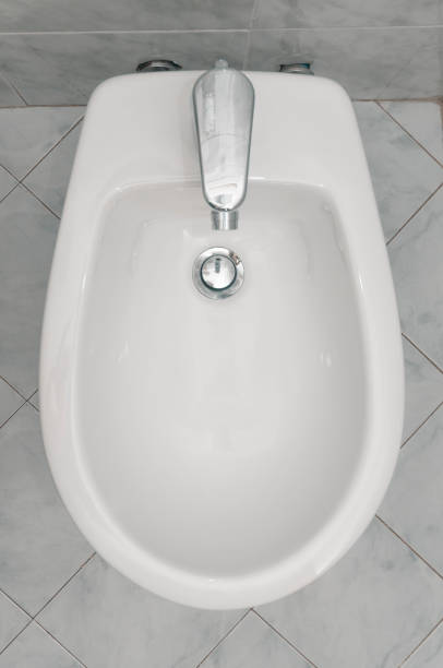 istock White ceramic bidet in Italian bathroom 1217839982
