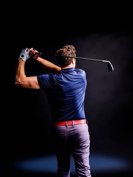 istock Close-up of a golf player intent on perfecting the swing 1217843103