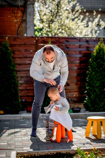 istock Toddler getting haircut during Lockdown 1217844743