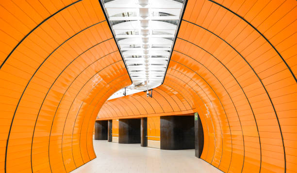 istock Tunnel in Marienplatz subway station in Munich 1217845003