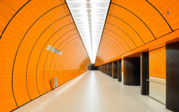istock Tunnel in Marienplatz subway station in Munich 1217845013