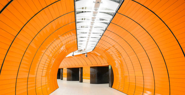 istock Tunnel in Marienplatz subway station in Munich 1217845064