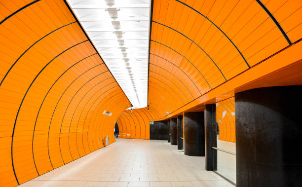 istock Tunnel in Marienplatz subway station in Munich 1217845080