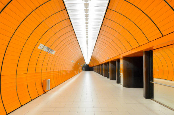 istock Tunnel in Marienplatz subway station in Munich 1217845081