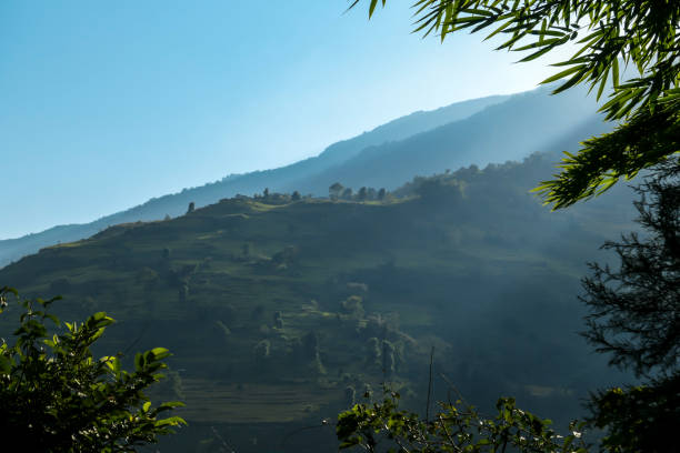 istock Ghermu - Distant view on high Himalayas 1217846299