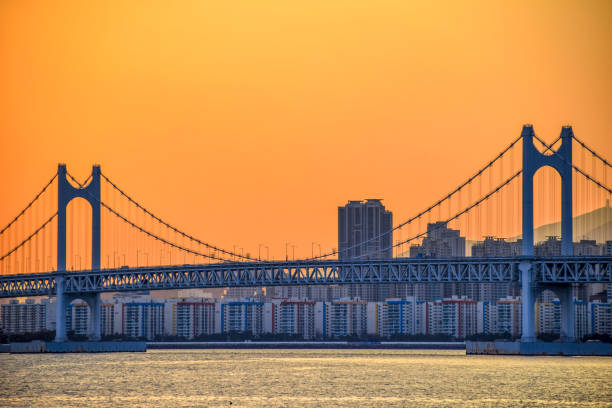 istock Sunset in Busan,Korea 1217849543