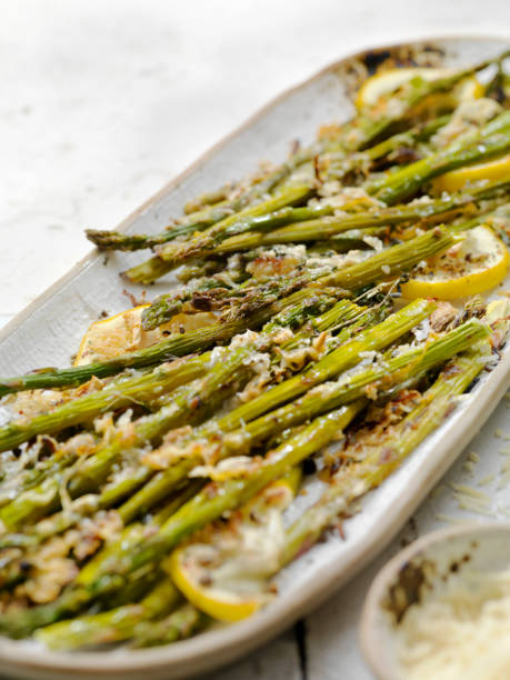istock Lemon, Garlic and Parmesan Roasted Asparagus 1217855182