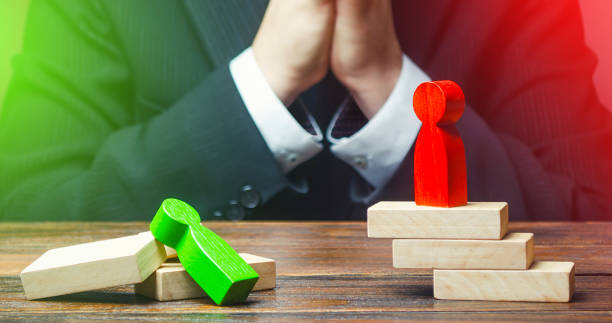 istock Businessman is saddened by defeat. Loss, failure. Mistake handling. Weakness incompetence, victory of a stronger opponent. Unprepared, unprofessional. Diplomacy, business. fall short of expectations 1217859992