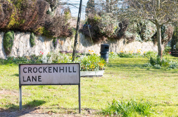istock Crockenhill Lane in Eynsford, England 1217868174